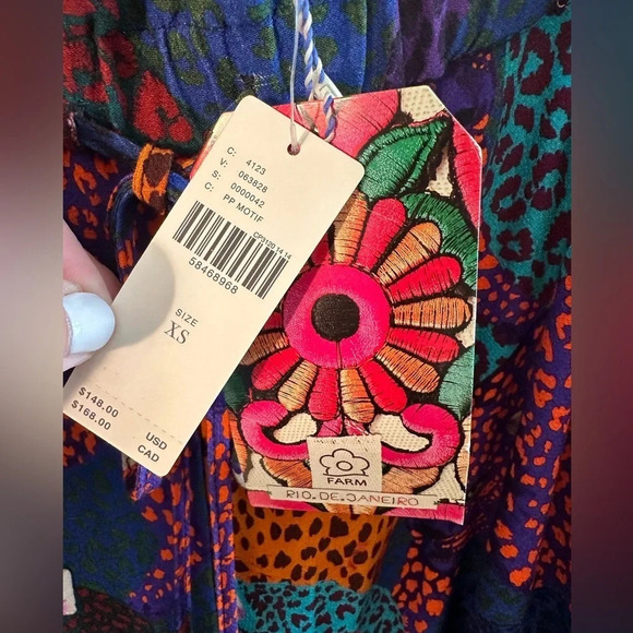 FARM RIO Anthropologie Sami Wildcat Trousers XS Elastic Waist Drawstring Baddie - Picture 7 of 16